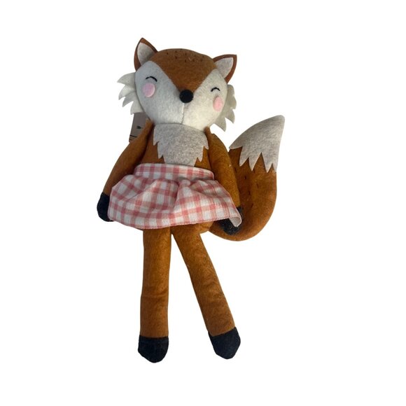 2024 Target Bullseye Plush Forest Creature Fox Apron Fabric Figure New - Picture 1 of 8